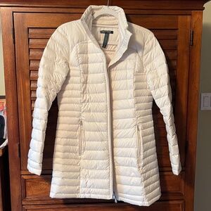 Lauren Ralph Lauren Womens White Lightweight Puffer Jacket